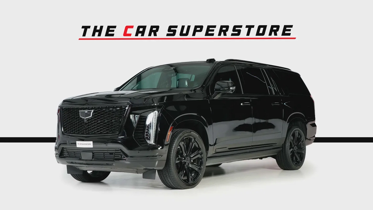 Cadillac Escalade ESV- GCC- new shape-low mileage- Agency warranty and service-3-3