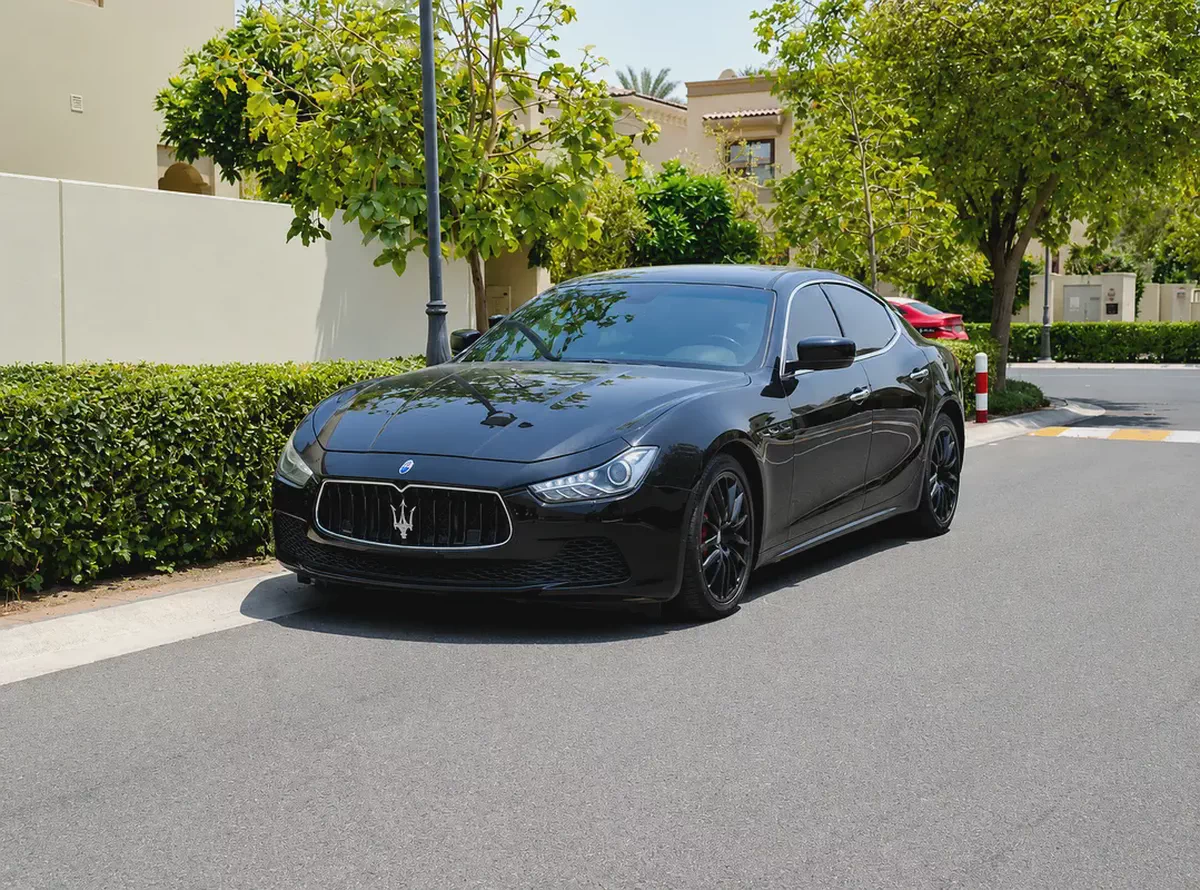 AED 3,000 PM |  MASERATI GHIBLI | S | Q4 | FREE ACCIDENT | DECENT CONDITION | 0% DOWNPAYMENT