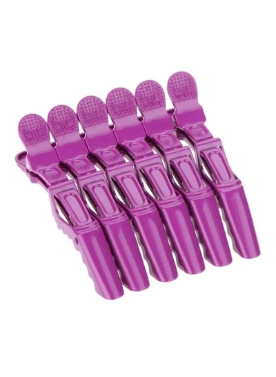 ORiTi 6 Piece Sectioning Clips Clamps Hairdressing Salon -0