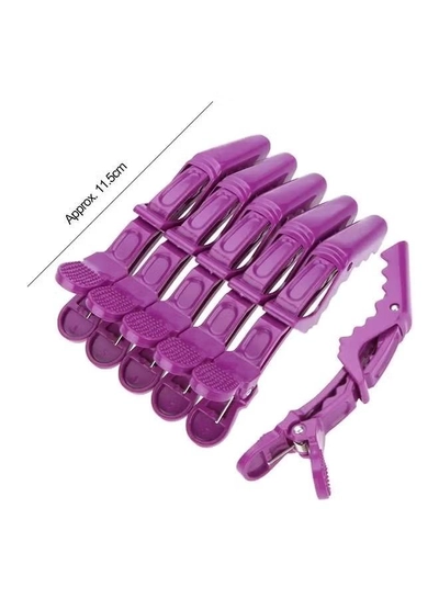 ORiTi 6 Piece Sectioning Clips Clamps Hairdressing Salon -1