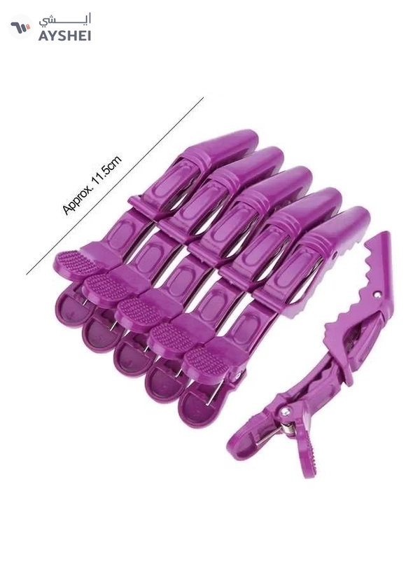 ORiTi 6 Piece Sectioning Clips Clamps Hairdressing Salon 