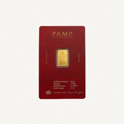 PAMP Lunar New Year 2.5g Gold Bar-2