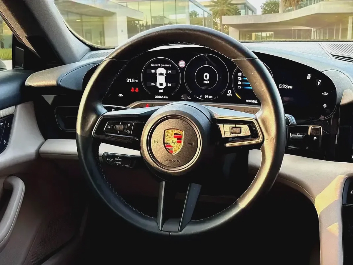 AED 3,030 P.M | 0% DOWN PAYMENT | PORSCHE TAYCAN | EV | 2022-2-2