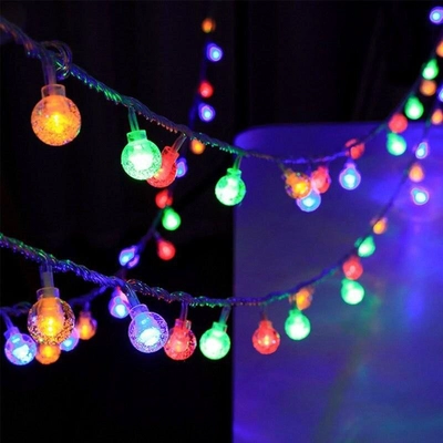 SOLAR CHRISTMAS GLOBE STRING LIGHTS WITH 8 MODES 10M 100LEDS-0