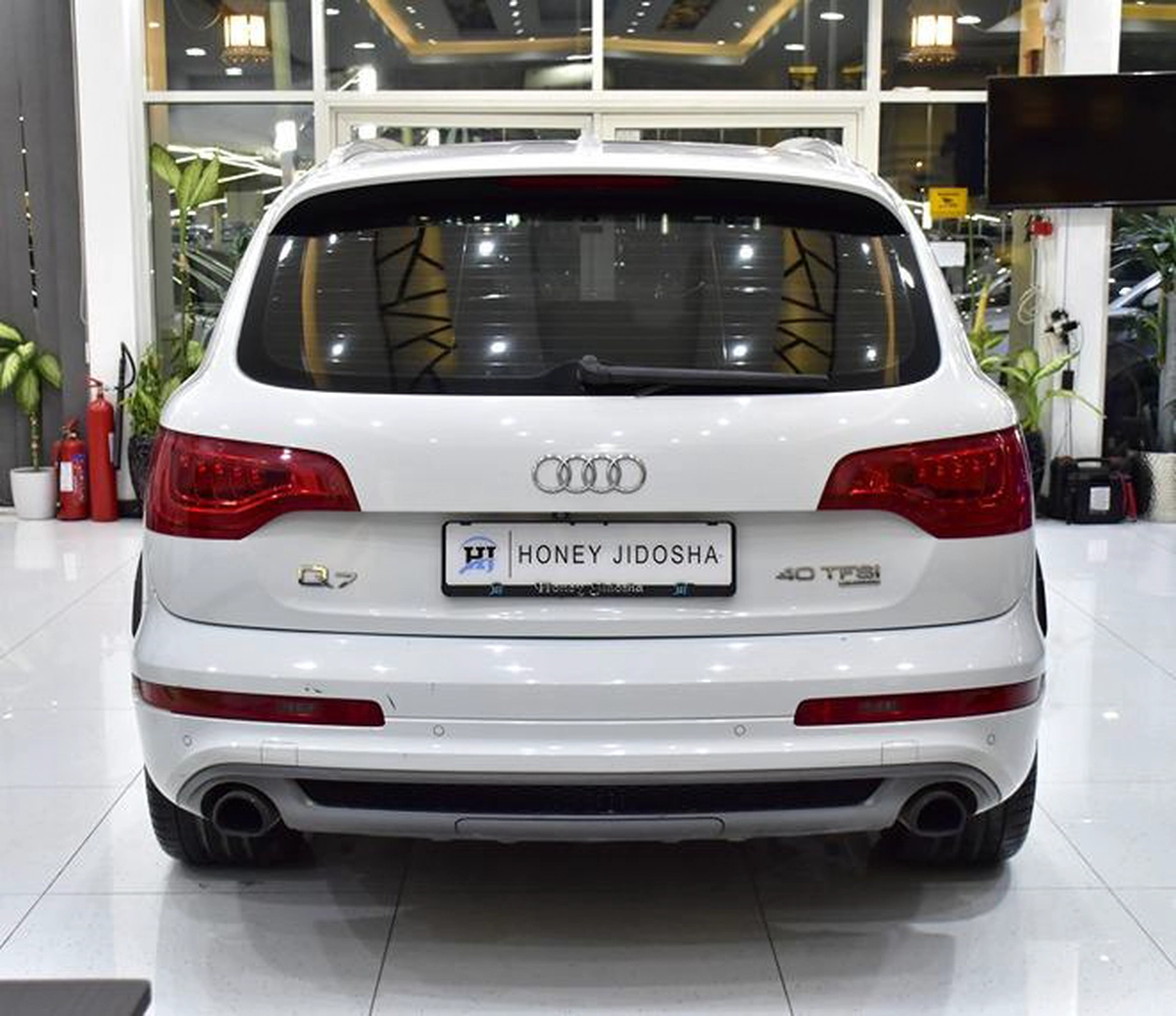 Audi Q7 S-Line 40TFSi Quattro ( 2015 Model ) in White Color GCC Specs-2-2