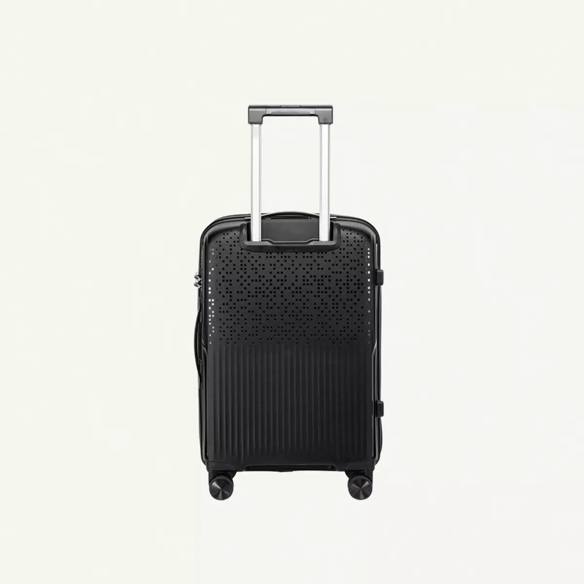 British Tourister 3 Piece Polypropylene Hard Side Spinner Luggage Trolley Set 20/24/28 Inch - Black-4-4