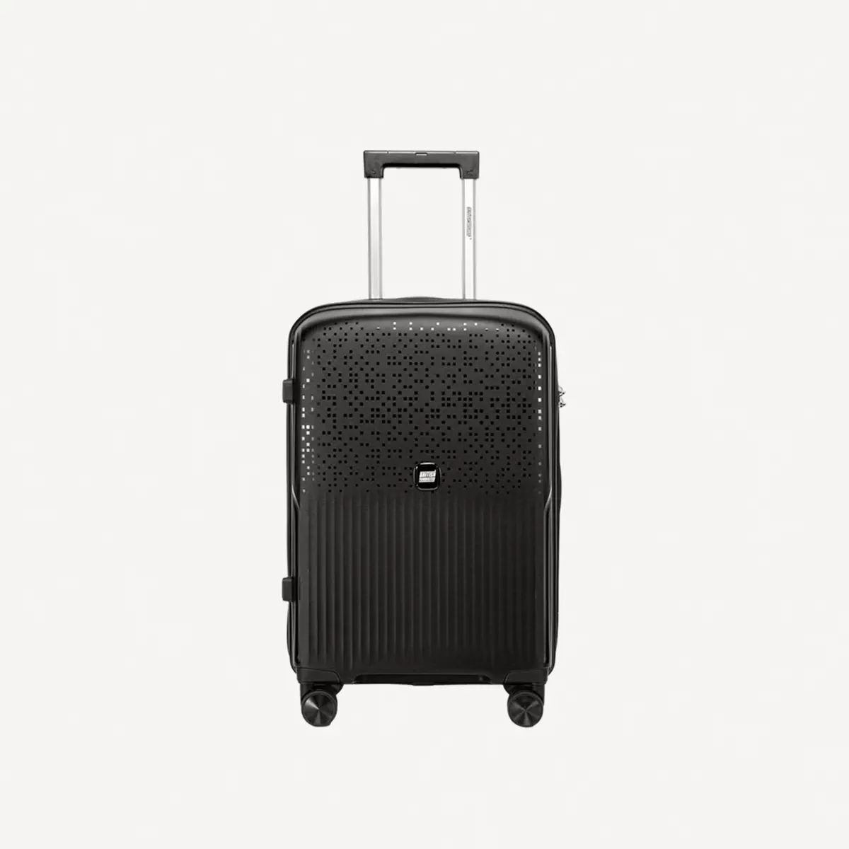 British Tourister 3 Piece Polypropylene Hard Side Spinner Luggage Trolley Set 20/24/28 Inch - Black-5-5