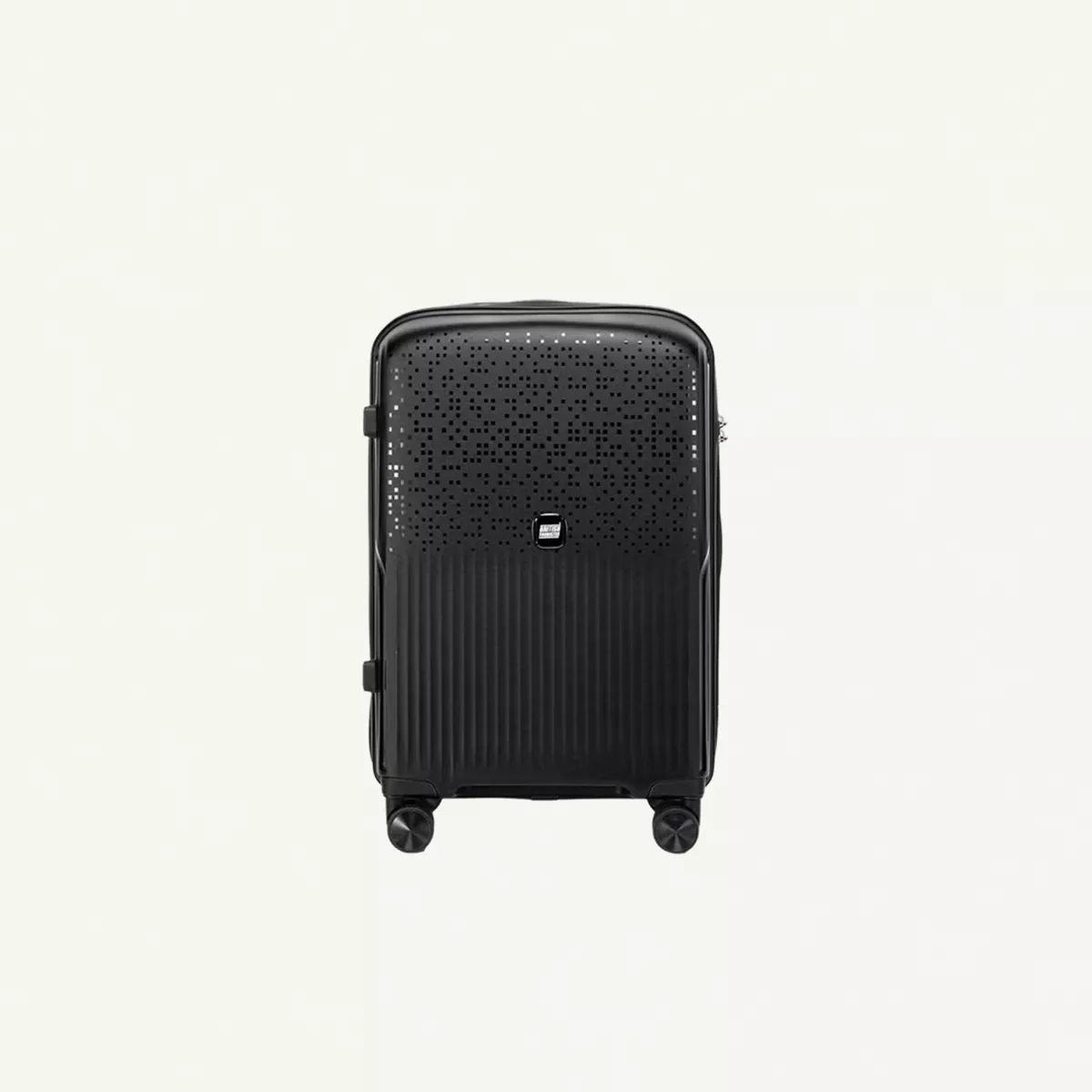 British Tourister 3 Piece Polypropylene Hard Side Spinner Luggage Trolley Set 20/24/28 Inch - Black-1-1