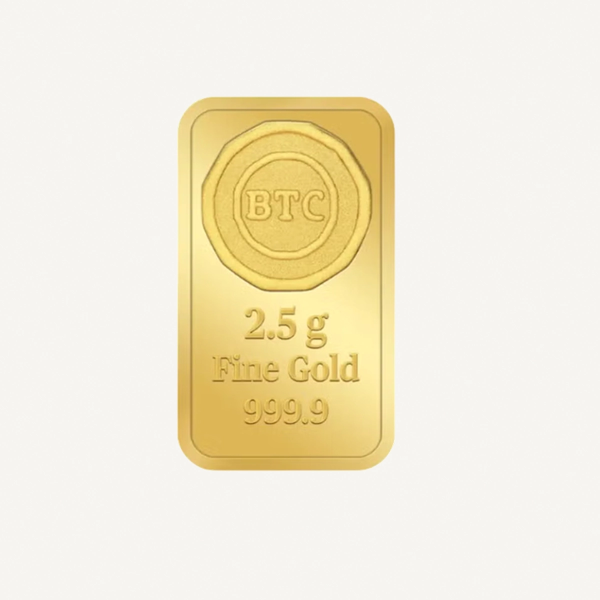 BTC 2.5g Gold Ingot 24K - Variable Design-2-2