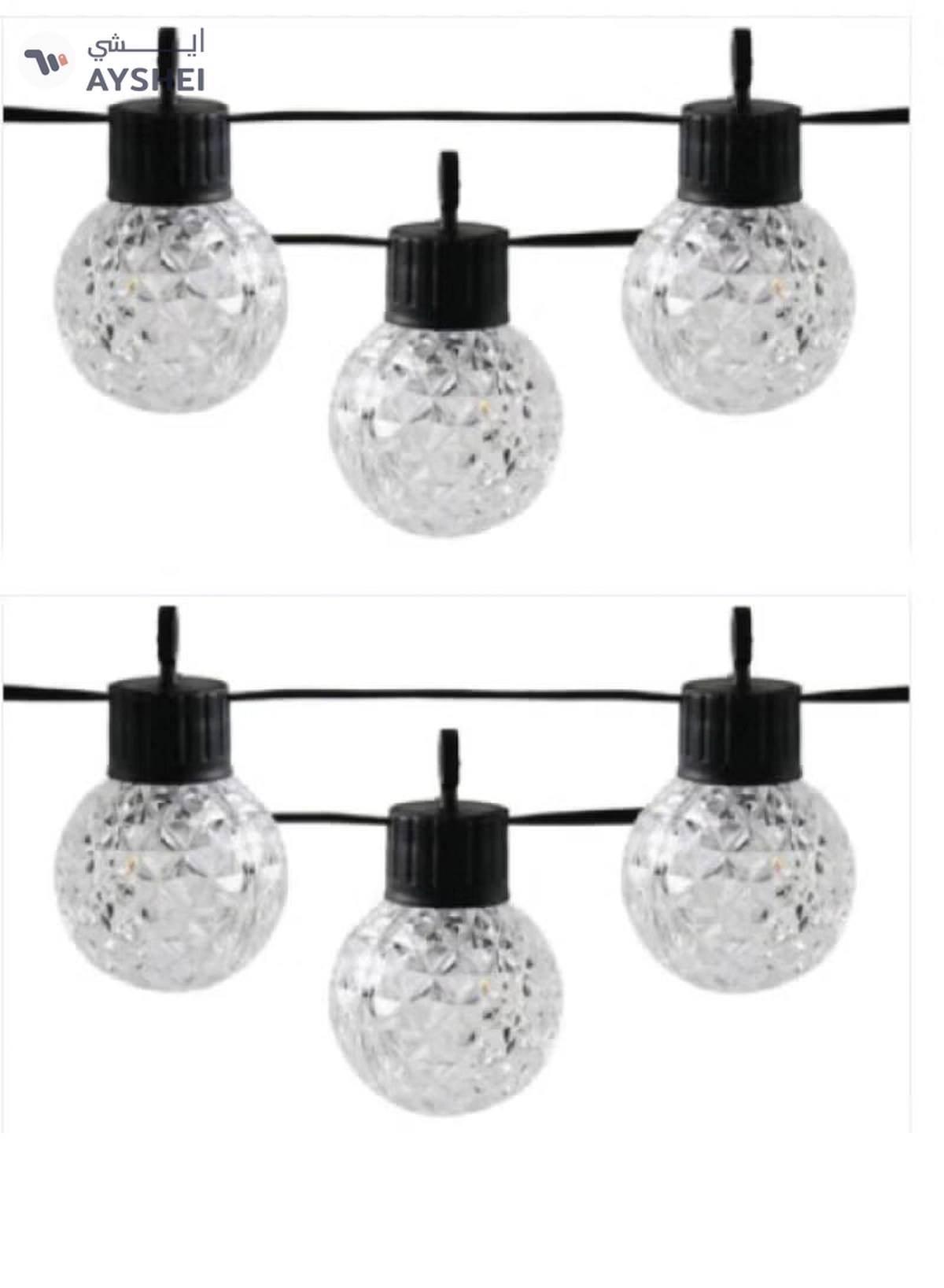 Yuwell 10 Led Light Fairy String Lights Warm White Outdoor Courtyard Light For Garden Party Decor Light Crystal Ball Light 5 Meter Outdoor String Lights Fairy Light-1-1