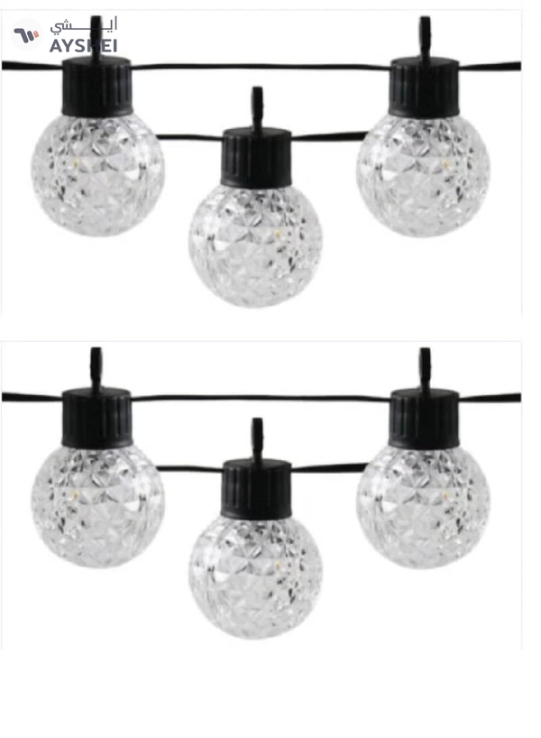 Yuwell 10 Led Light Fairy String Lights Warm White Outdoor Courtyard Light For Garden Party Decor Light Crystal Ball Light 5 Meter Outdoor String Lights Fairy Light