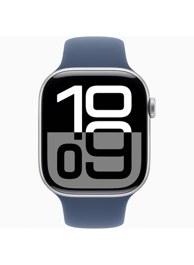 Apple Watch Series 10 GPS + Cellular 46mm Silver Aluminium Case-1