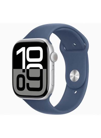 Apple Watch Series 10 GPS + Cellular 46mm Silver Aluminium Case-0