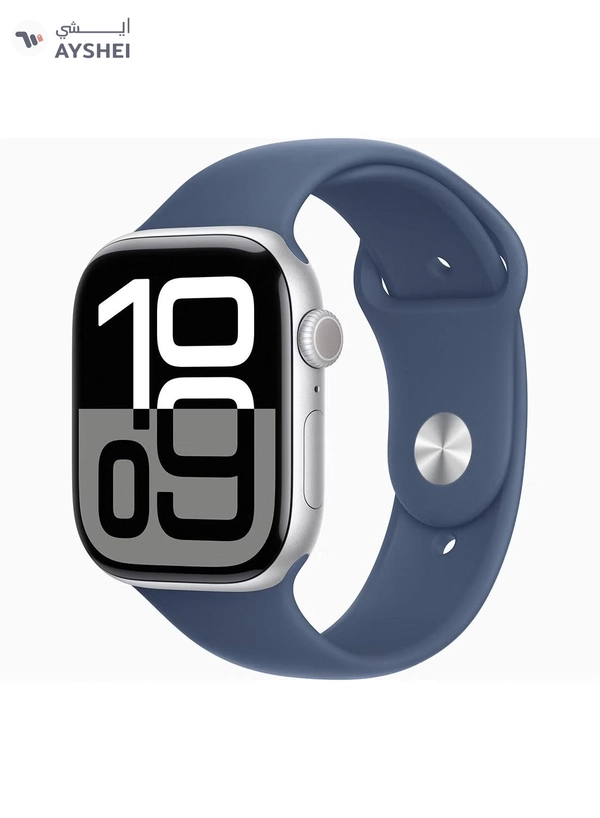 Apple Watch Series 10 GPS + Cellular 46mm Silver Aluminium Case