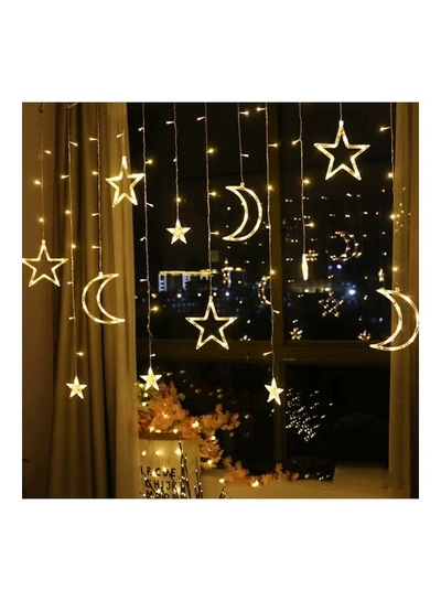 Salla Star And Moon Shaped Decorative Light Set Warm White-0