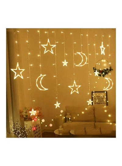 Salla Star And Moon Shaped Decorative Light Set Warm White-5