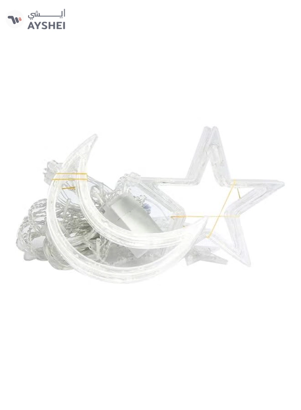 Salla Star And Moon Shaped Decorative Light Set Warm White
