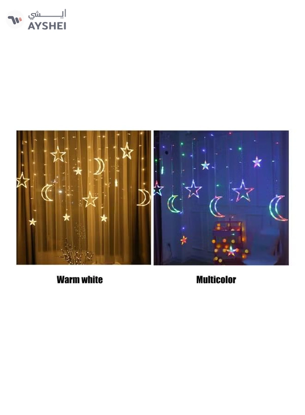 Salla Star And Moon Shaped Decorative Light Set Warm White