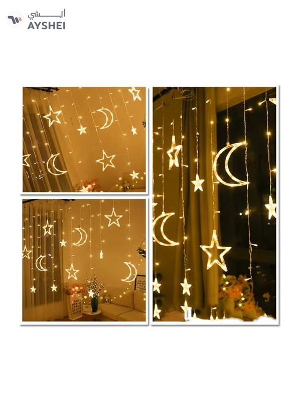 Salla Star And Moon Shaped Decorative Light Set Warm White