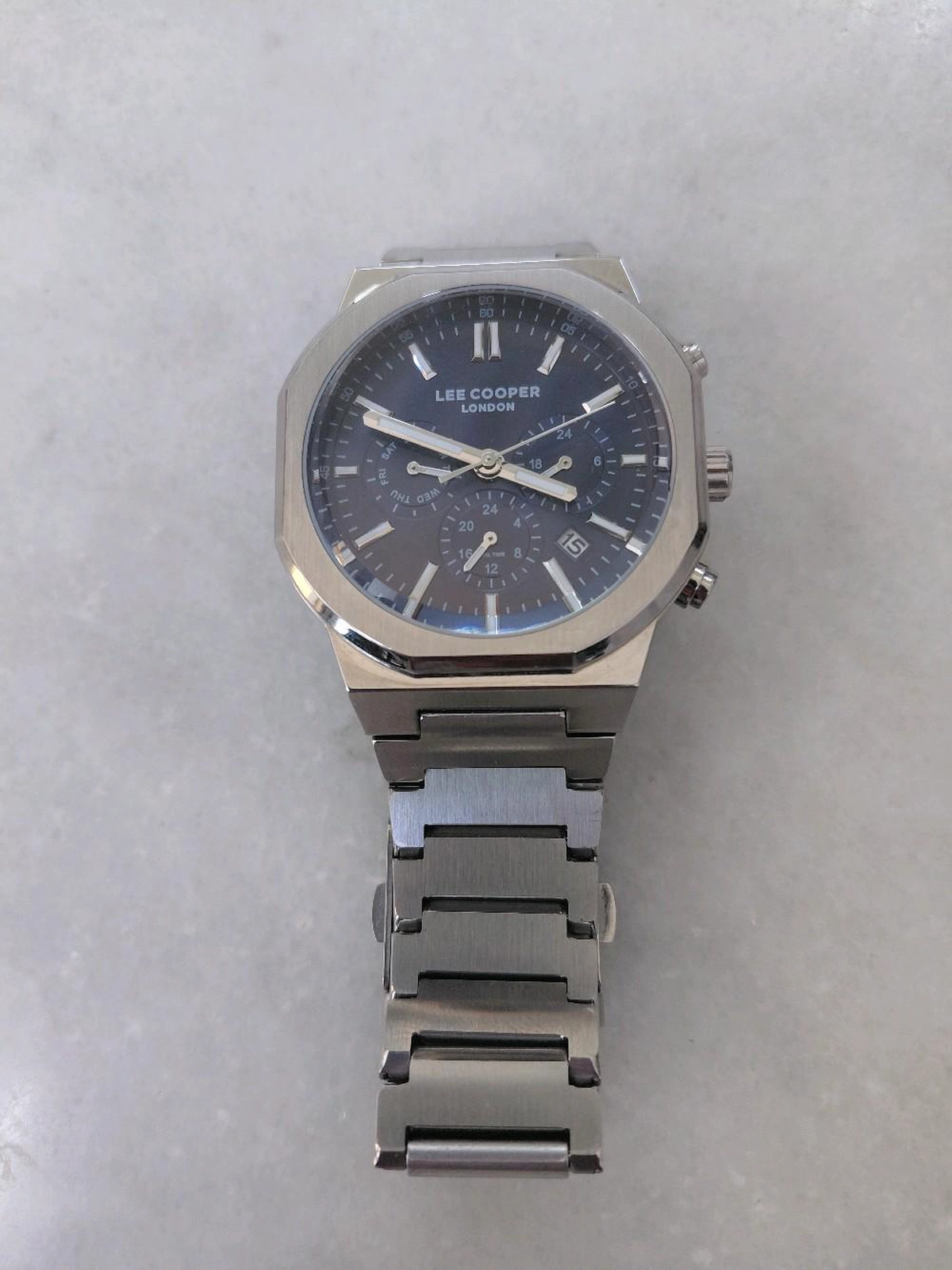 Lee Cooper London Men's Stainless Steel Chronograph Watch-1-0