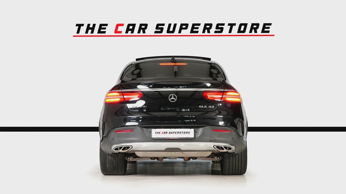 Mercedes Benz GLE43 AMG Coupe-2 Tone Exclusive Interior Leather-22 Inch Black AMG Rims-6-6