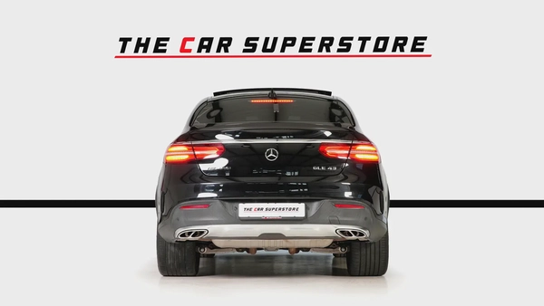 Mercedes Benz GLE43 AMG Coupe-2 Tone Exclusive Interior Leather-22 Inch Black AMG Rims