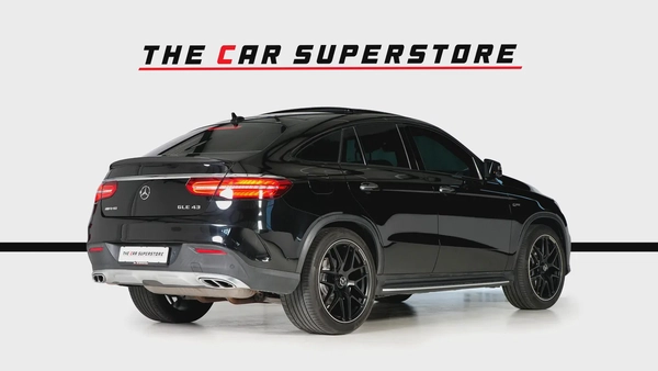 Mercedes Benz GLE43 AMG Coupe-2 Tone Exclusive Interior Leather-22 Inch Black AMG Rims