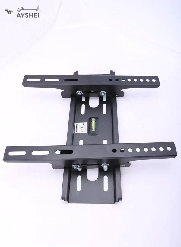 GEEPAS TV Wall Mount for LCD/PLASMA/LED Television, Premium Quality, Heavy Duty for 15 Inches To 47 Inches TV Screen Size and 35 KG Maximum Load | Integrated Bubble Level and Safety Screw Black