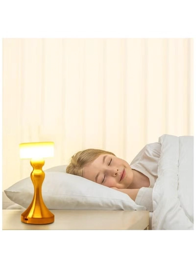 Yuwell Touch Sensor Bar Table Lamp Portable Cordless Rechargeable Battery LED Table Lamp Night Lights Bedroom Bedside And Restaurant 3 Light Intensities Tactile Switch Desk Lamp-2