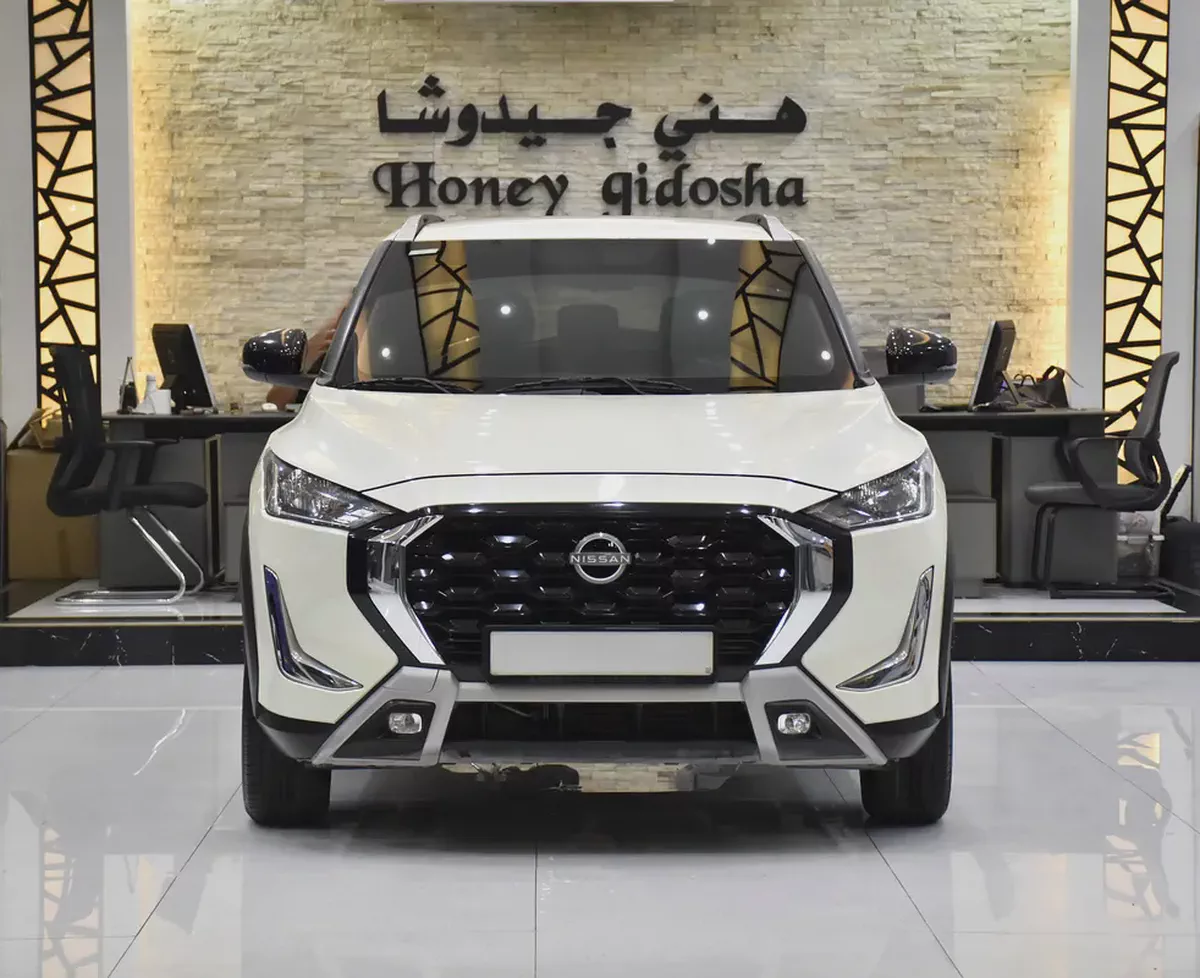 AED 783 EMi at 0% DP | Nissan Magnite Turbo ( 2025 Model ) in White Color GCC Specs