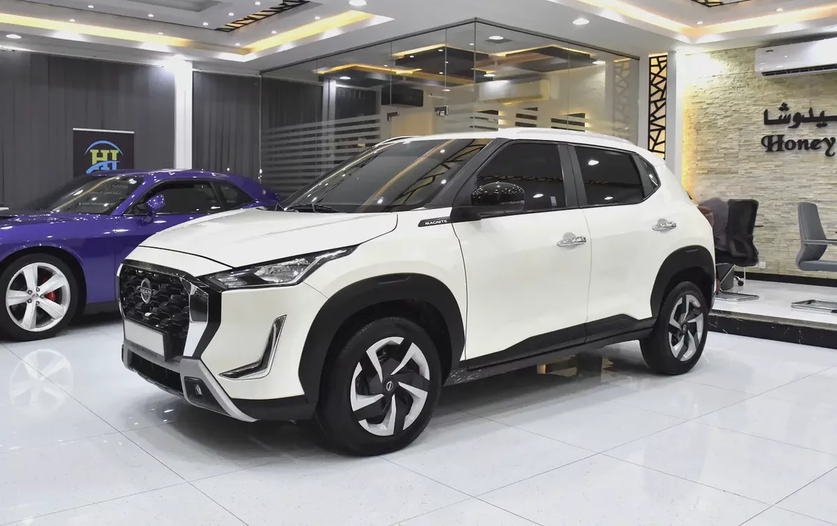 AED 783 EMi at 0% DP | Nissan Magnite Turbo ( 2025 Model ) in White Color GCC Specs-1-1