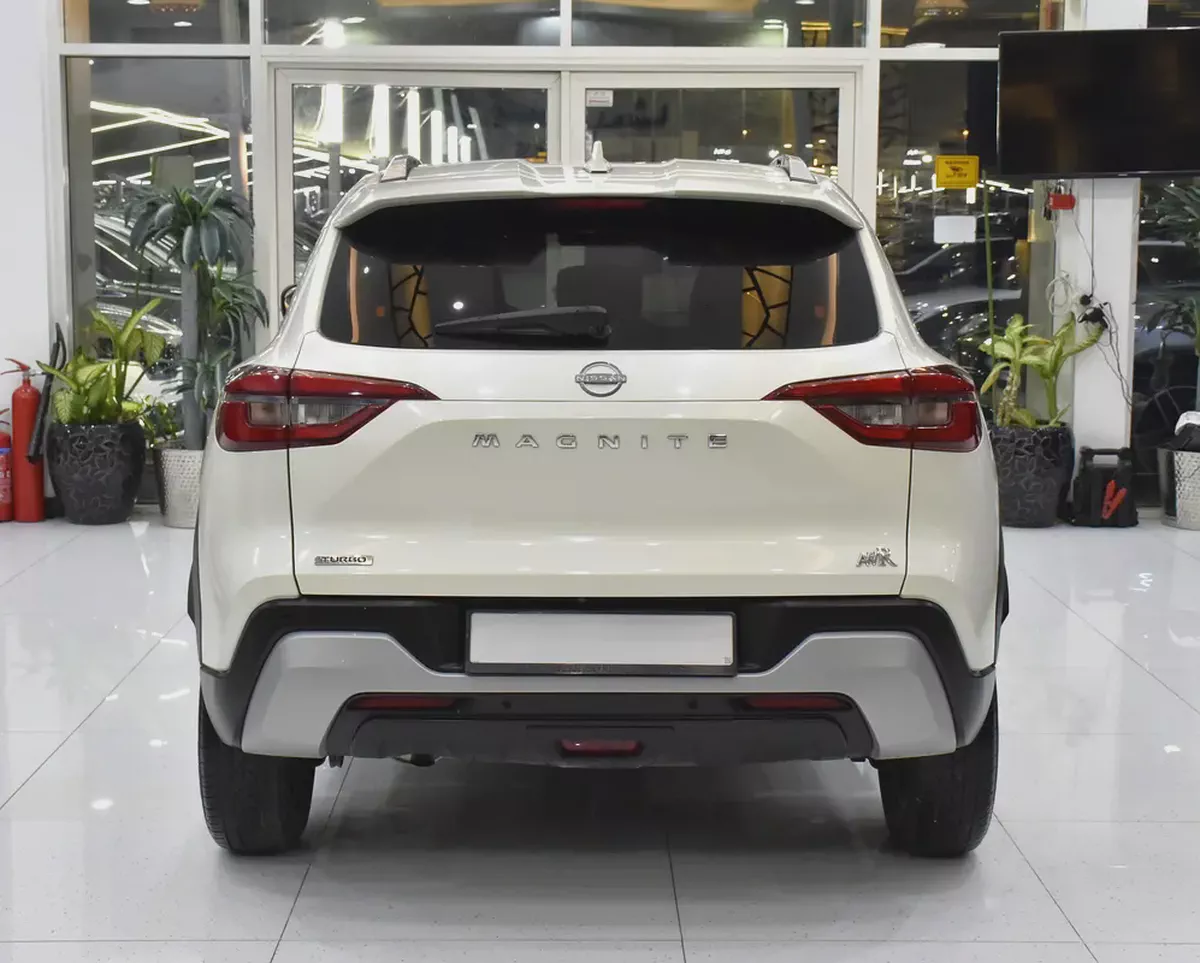 AED 783 EMi at 0% DP | Nissan Magnite Turbo ( 2025 Model ) in White Color GCC Specs-4-4