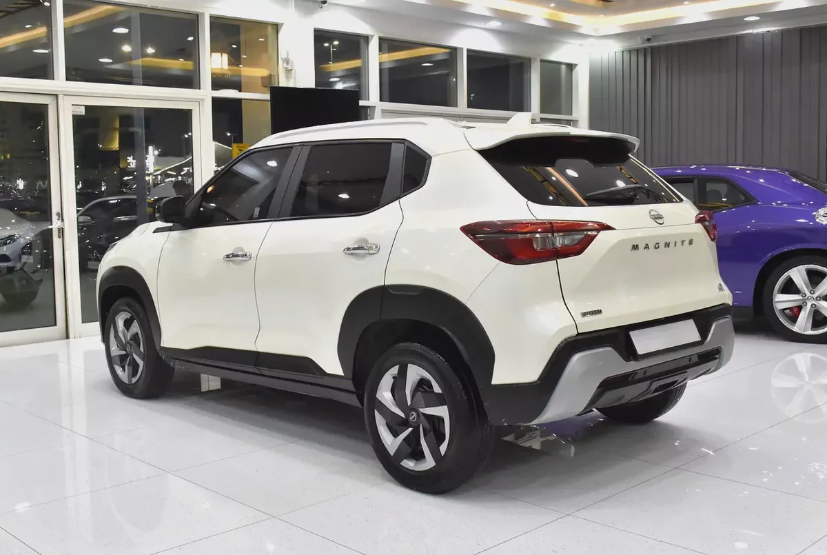 AED 783 EMi at 0% DP | Nissan Magnite Turbo ( 2025 Model ) in White Color GCC Specs-6-6