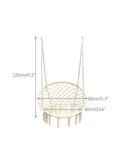 ANTILOP Round Hammock Chair Swing White-1