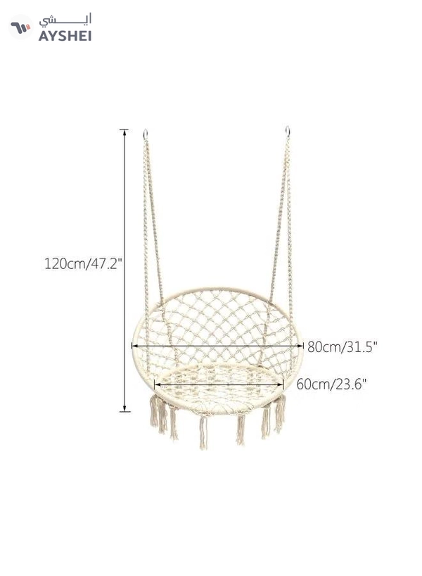 ANTILOP Round Hammock Chair Swing White