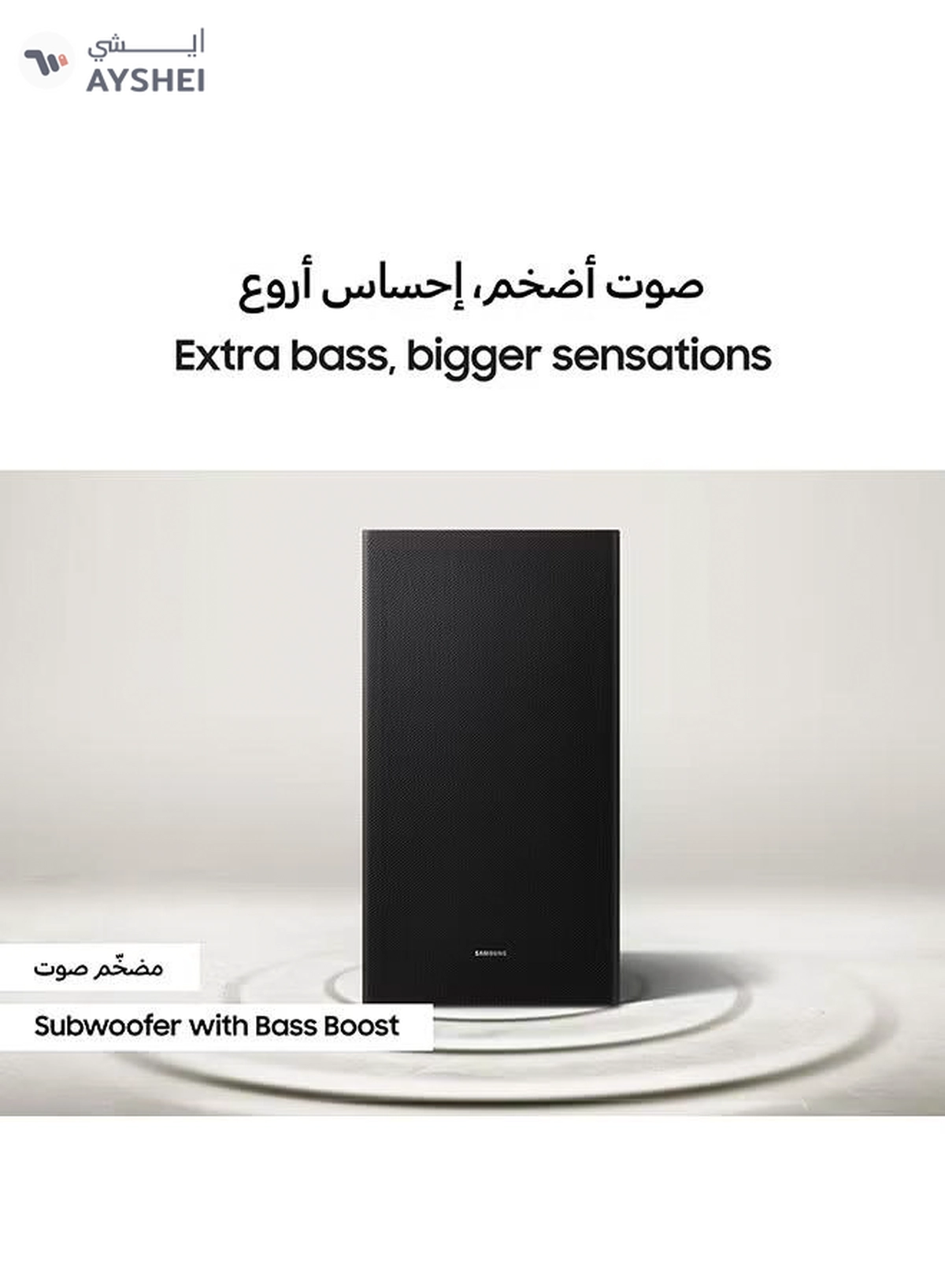 Samsung Soundbar, B-Series, B650D, 3.1ch, 2024,International Version Dolby Audio, Built-in Center Speaker, Subwoofer With Bass Boost, Adaptive Sound ZN HW-B650D Black-4-4