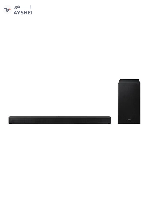 Samsung Soundbar, B-Series, B650D, 3.1ch, 2024,International Version Dolby Audio, Built-in Center Speaker, Subwoofer With Bass Boost, Adaptive Sound ZN HW-B650D Black