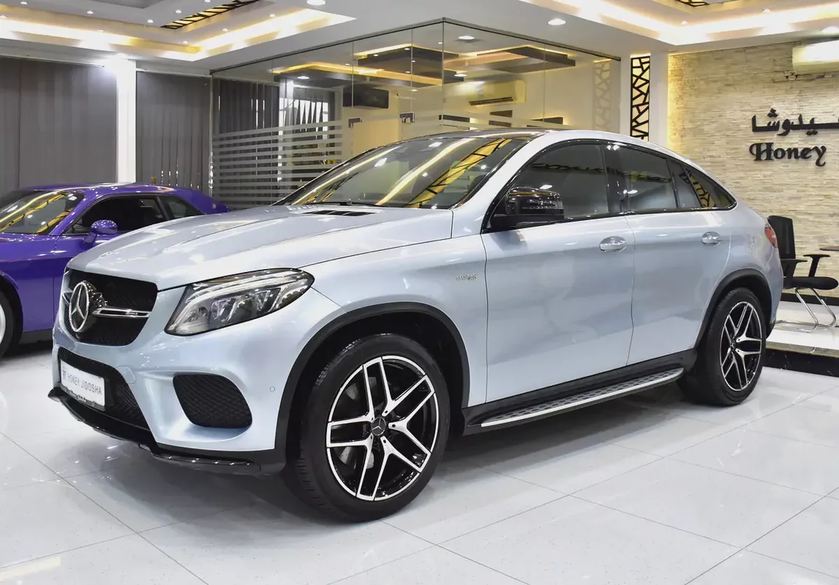 EXCELLENT DEAL for our Mercedes Benz GLE43 AMG ( 2018 Model ) in Silver Color GCC Specs-1-1