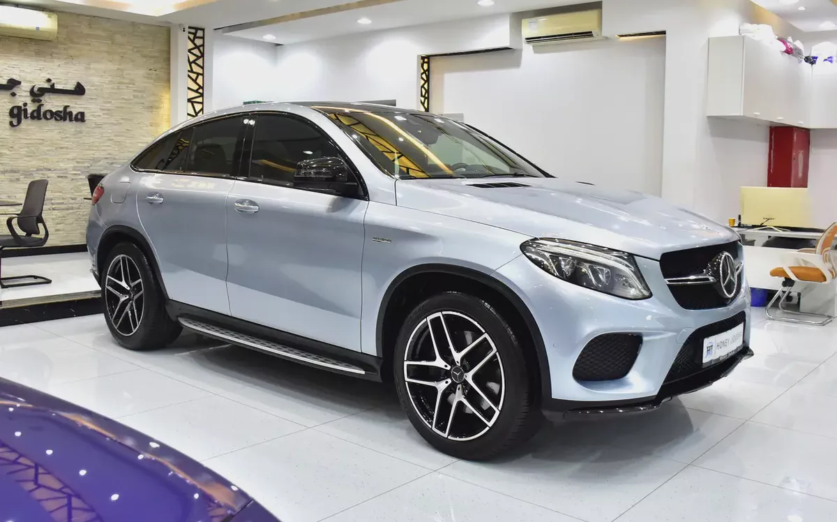EXCELLENT DEAL for our Mercedes Benz GLE43 AMG ( 2018 Model ) in Silver Color GCC Specs-2-2