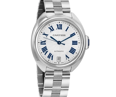 Cartier Clé de Cartier | Silver Dial Full Steel | Used (Very good) | Year of production 2015 (Approximation) | No original box | No original papers-1