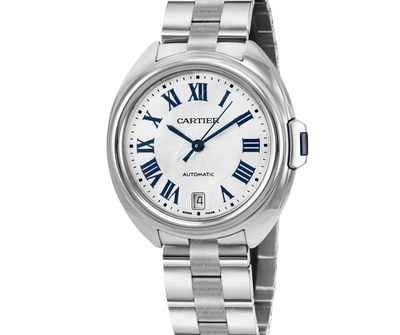 Cartier Clé de Cartier | Silver Dial Full Steel | Used (Very good) | Year of production 2015 (Approximation) | No original box | No original papers-2