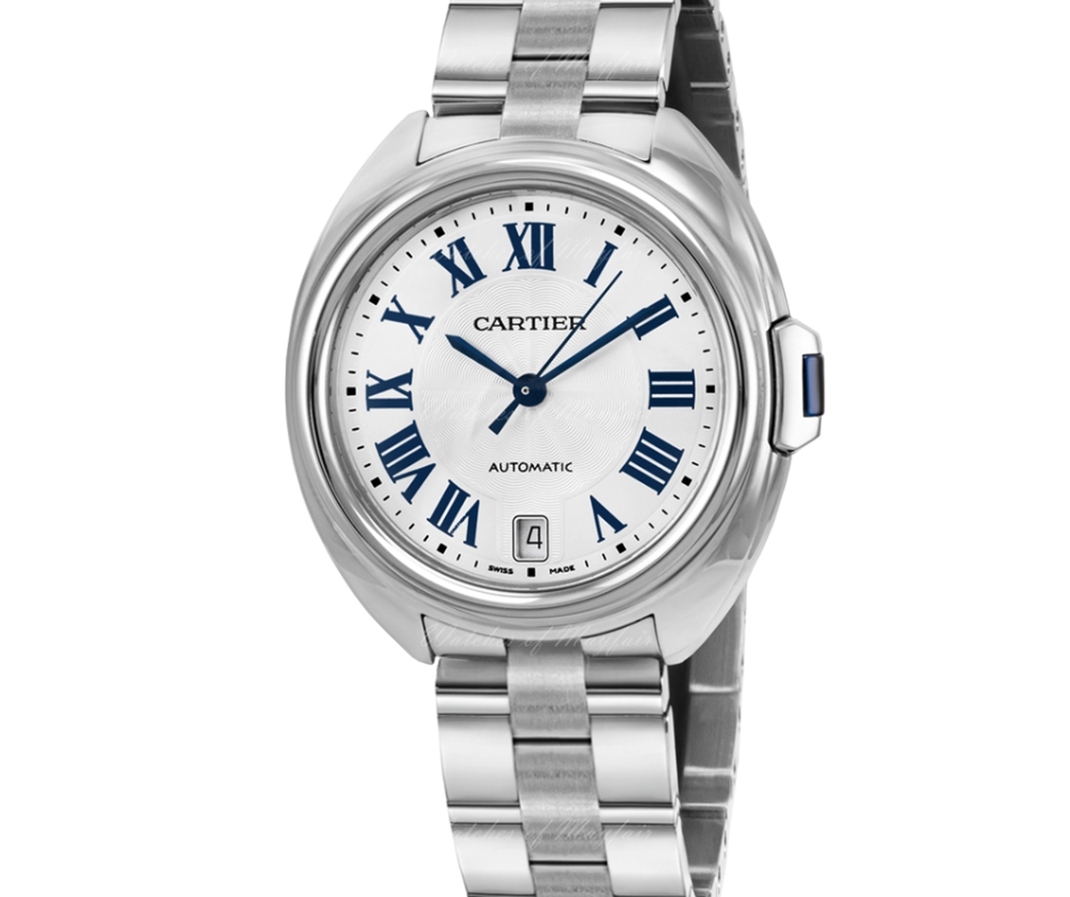 Cartier Clé de Cartier | Silver Dial Full Steel | Used (Very good) | Year of production 2015 (Approximation) | No original box | No original papers-2-2