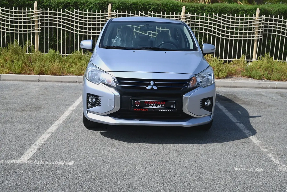 0% DP - ORIGINAL PAINT - MITSUBISHI ATTRAGE 2022 - LOW MILEAGE - GCC