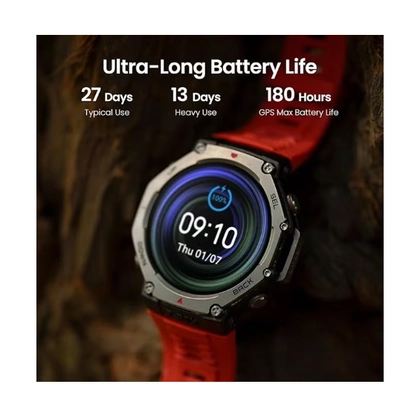 Amazfit T-Rex 3 Premium Outdoor Gps Smartwatch Lava Orange-2