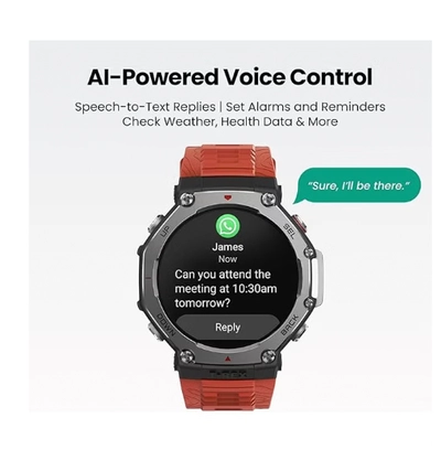 Amazfit T-Rex 3 Premium Outdoor Gps Smartwatch Lava Orange-1