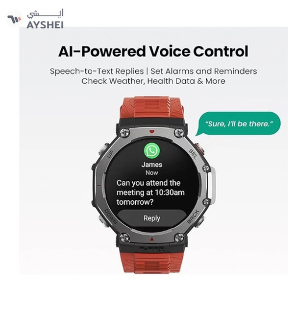 Amazfit T-Rex 3 Premium Outdoor Gps Smartwatch Lava Orange