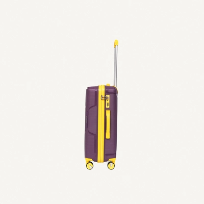 British Tourister 3 Piece Polypropylene Hard side Luggage Set with TSA Lock | Lightweight Spinner Suitcases with 360° Wheels | Durable Trolley Bags for Secure Travel (Small, Medium, Large) – Purple-2