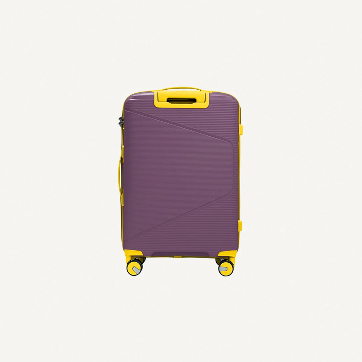 British Tourister 3 Piece Polypropylene Hard side Luggage Set with TSA Lock | Lightweight Spinner Suitcases with 360° Wheels | Durable Trolley Bags for Secure Travel (Small, Medium, Large) – Purple-4-4