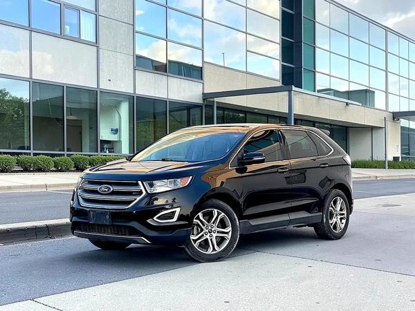Ford Edge 3.5 V6 Titanium 2017 - GCC Specs -under warranty | ORIGINAL PAINT