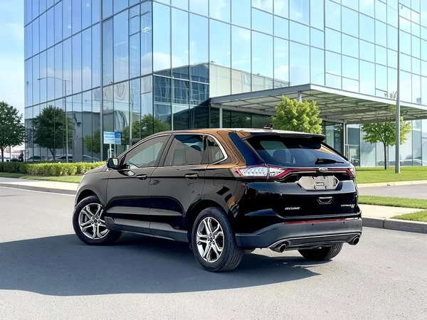 Ford Edge 3.5 V6 Titanium 2017 - GCC Specs -under warranty | ORIGINAL PAINT